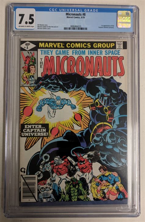 Micronauts Issue Marvel Comic Book Cgc Pristine Auction