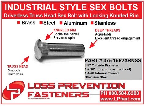 Ultra Post® Loss Prevention Fasteners