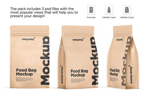 Paper Coffee Bag Mockup – MasterBundles