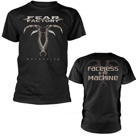 T Shirt Fear Factory Mechanize Rock Heavy Metal Punk