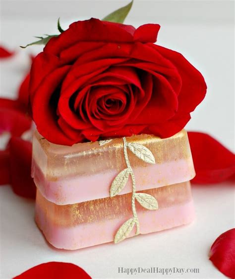 Easy Melt And Pour Rose Scented Soap Recipe Rose Scented Soap Rose