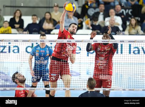 Enrico Diamantini Of Cucine Lube Civitanova During The Match Between