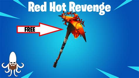 Red Hot Revenge New Free Fortnite Pickaxe Sound Test Youtube