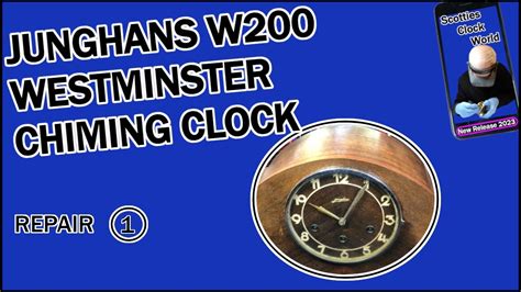 Junghans W Westminster Chime Manrle Clock Repair Part Youtube