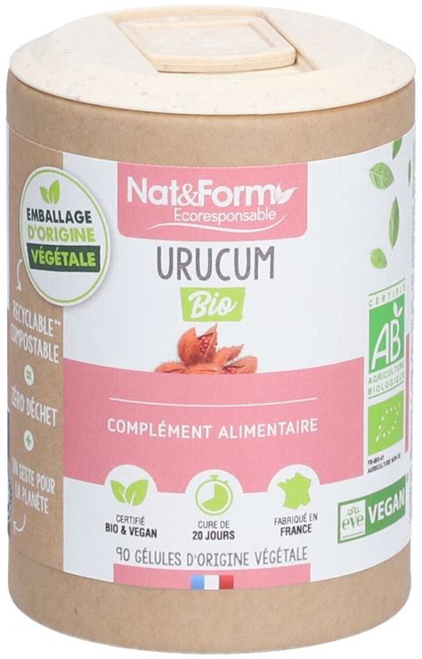 Nat Form Urucum bio 200 gélules au meilleur prix sur idealo fr