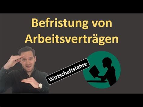 Befristung von Arbeitsverträgen einfach erklärt YouTube