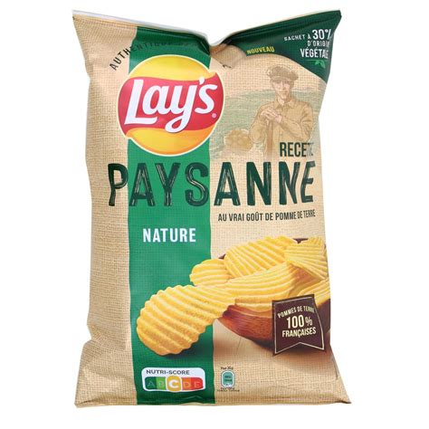 Livraison Domicile Lays Chips Recette Paysanne Nature G