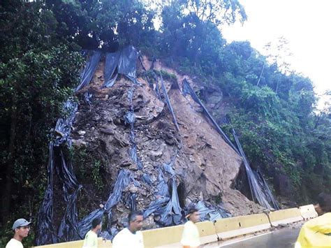 Deslizamento De Encosta Bloqueia Rodovia Anchieta Santos E Regi O G