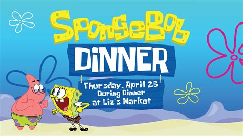 SpongeBob Dinner – University Housing – UW–Madison