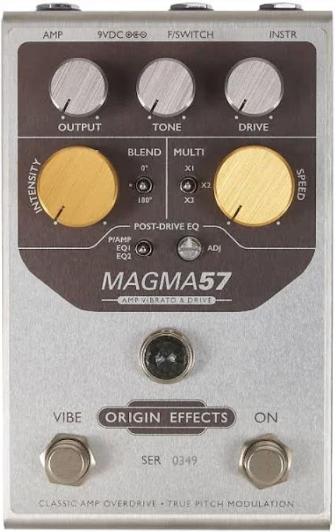 Origin Effects MAGMA57 Vibrato Drive Modulation Chorus Flanger