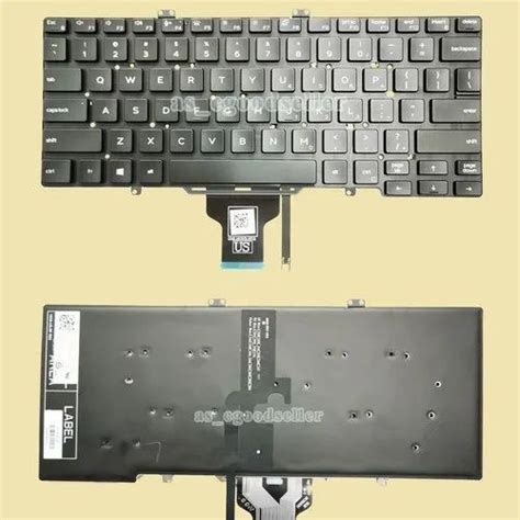 Black Wireless Dell Latitude Laptop Keyboard Model Name