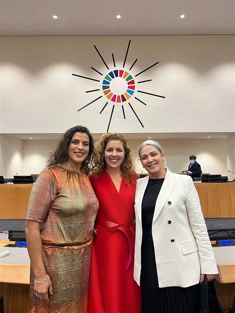 Ticiana Rolim Presidente Da Somos Um Participa De Evento Na Sede Da Onu