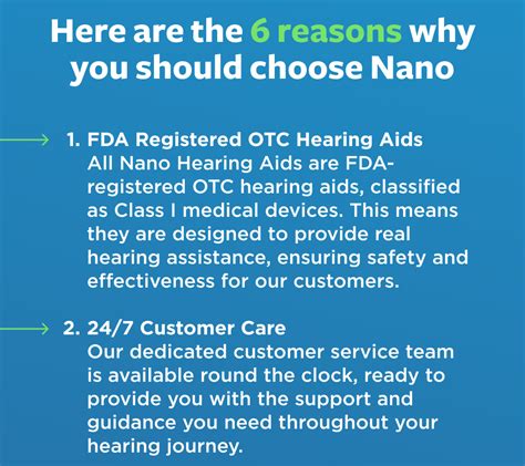 6 Reasons to Choose Nano - Nano Hearing Aids