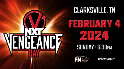 Date And Location Revealed For NXT Vengeance Day