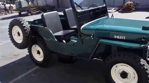 Restored 1953 Willys Cj3a Jeep Youtube