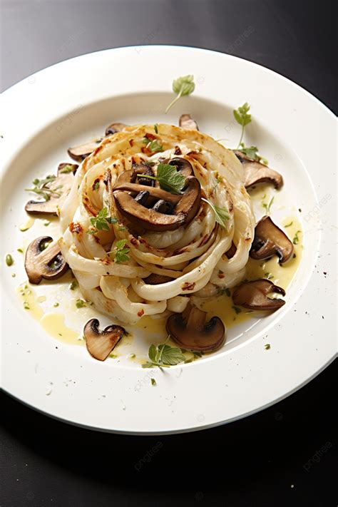 The Dish Is Topped With Mushrooms Background Wallpaper Image For Free