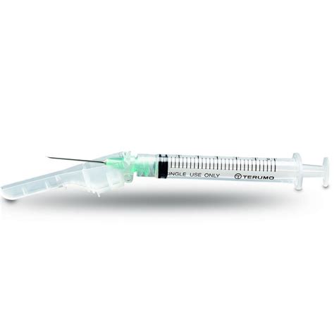 Terumo 25g X 1 Surguard3 Hypodermic Safety Needle With 3cc Syringe