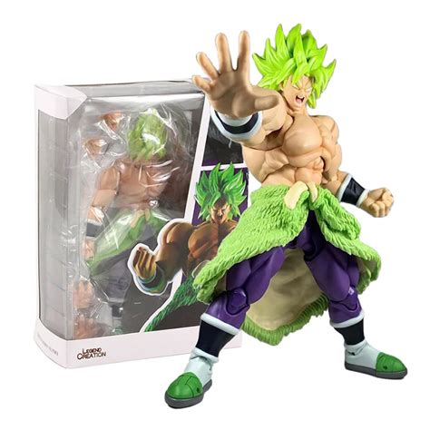 Anime Dragon Ball Super Broly Figure SHF Movable Super Saiyan Action