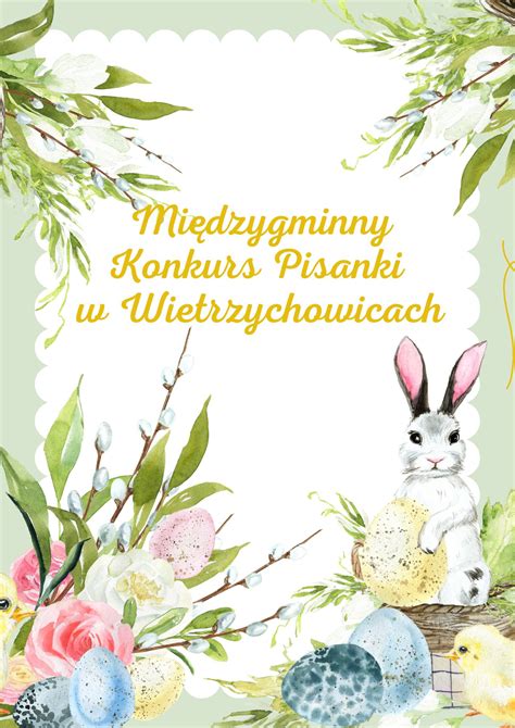 Mi Dzygminny Konkurs Pisanki Gck Wietrzychowice