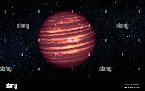 Brown Dwarf Computer Artwork Of The Brown Dwarf Named 2MASSJ22282889