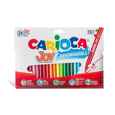 Flomasteriai CARIOCA JOY, 24 vnt. | Officeday