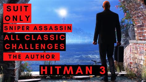 HITMAN 3 Sapienza The Author Sniper Assassin Suit Only Silent