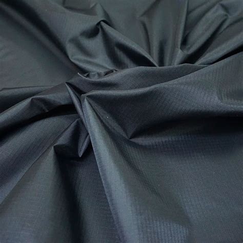 Ripstop Nylon Black Gala Fabrics