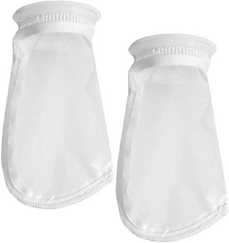 Amazon 2 Pack 4 Inch Ring 200 Micron Mesh Filter Socks By 9 Inch