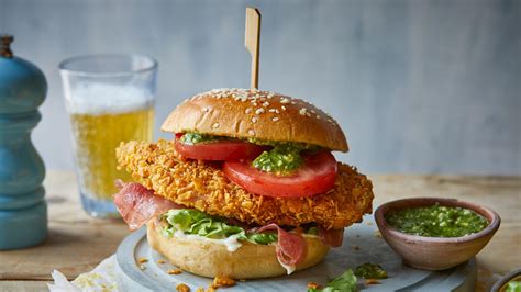 Air Fryer Crispy Chicken Burger Recipe BBC Food