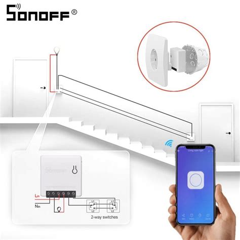 Interruptor Bidireccional Mini Inteligente Wifi Sonoff