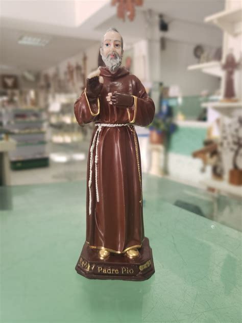 Imagem S O Padre Pio De Pietrelcina Resina Cm No Elo Shopping Da