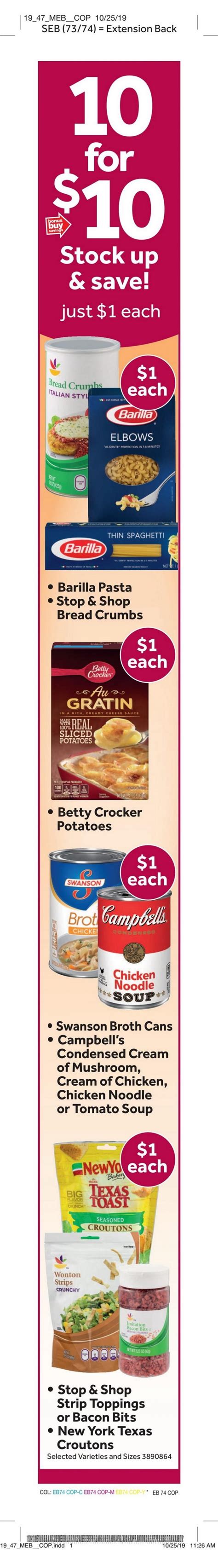 Stop And Shop Weekly Circular Nov 15 Nov 21 2019