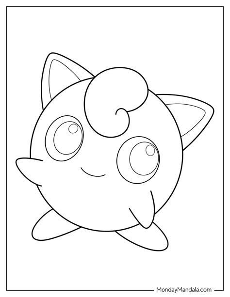 22 Jigglypuff Coloring Pages Free Pdf Printables Artofit