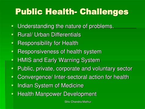 Ppt Challenges In Public Health Powerpoint Presentation Free Download Id640327