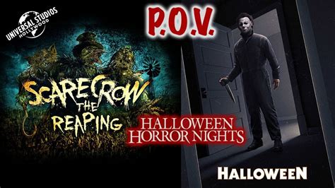 2022 Hhn Scarecrow The Reaping And Halloween Houses Pov Youtube