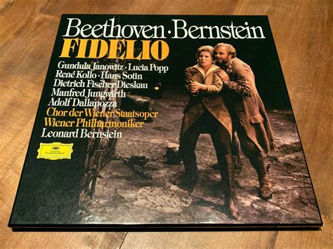 Beethoven Fidelio Bernstein Janowitz Lucia Popp Kollo Sotin Dgg Lp