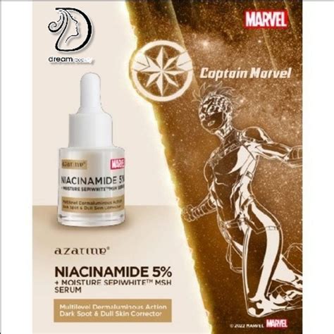 Jual Azarine X Marvel Serum Niacinamide 5 Moisture Sepiwhite Serum