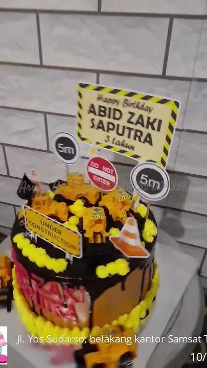 Kue Ulang Tahun Tema Alat Berat Cake Birthdaycake