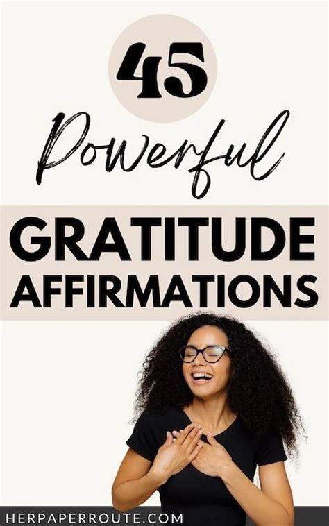 45 Powerful Gratitude Affirmations For The Law Of Attraction