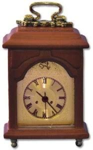 Miniature Corner Inc Dollhouse Working Mantle Clock By Reutter