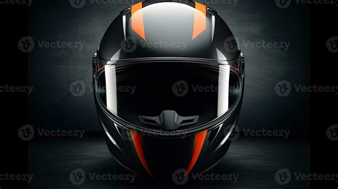 Racer helmet on asphalt, karting sport concept. Generative Ai 30400909 Stock Photo at Vecteezy