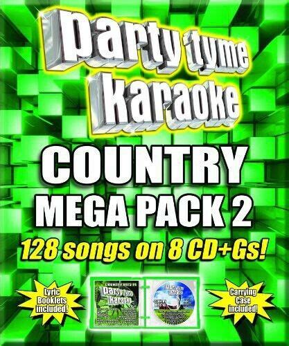 Party Tyme Karaoke Country Mega Pack Various By Sybersound Cd