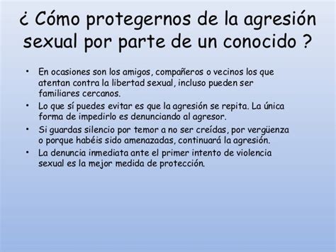 Tipos De Agresión Sexual