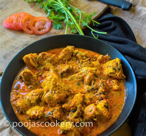 Simple Tasty Tandoori Chicken Curry Recipe Poojas Cookery