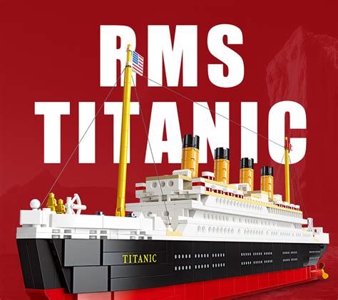 Jiestar Large Set 1059 Pcs Titanic Boat Construction Building Block Set