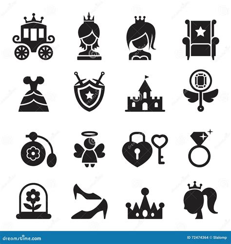 Princess Icons Design Vector Illustration 40310368