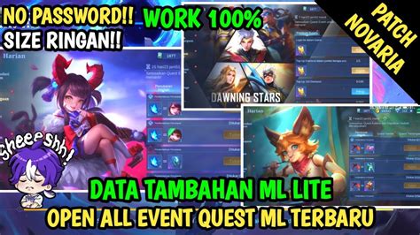 Data Open All Event Quest Ml Terbaru Patch Novaria Data Event Ml