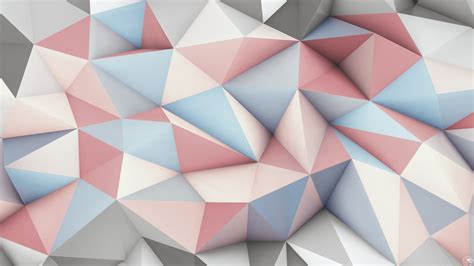 1920x1080 Abstract 3d Geometry Low Poly Digital Art Artwork Bright