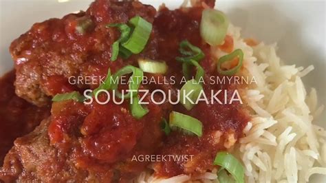 Soutzoukakia Smyrneika Greek Meatballs From Smyrna By Agreektwist Youtube