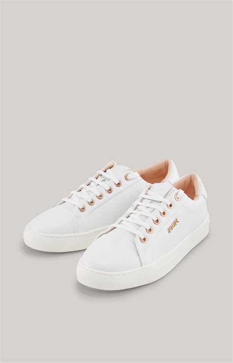 Leder-Sneaker Tinta Coralie in Weiß - im JOOP! Online-Shop